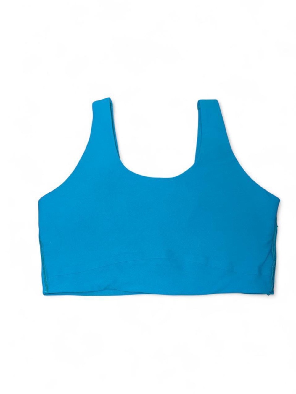 all in motion Bright Blue Scoop Sports Bra